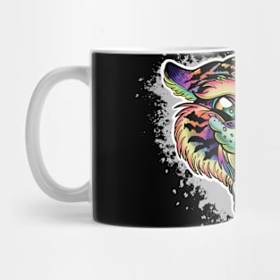 Technicolor Tiger Mug